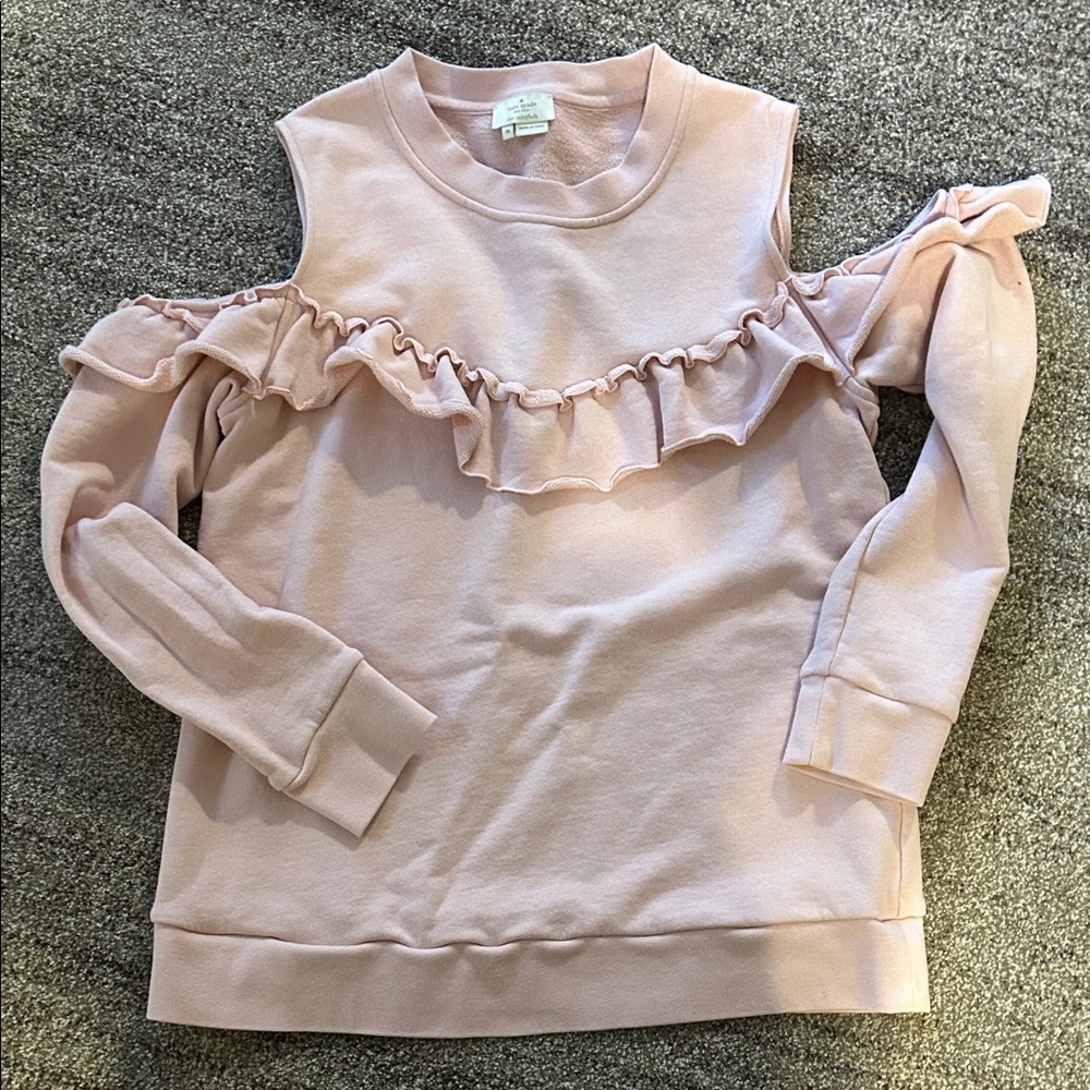Kate Spade Pink Cold Shoulder Top